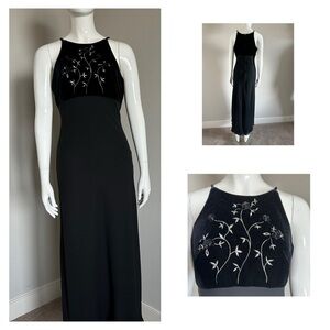 Vintage 90’s maxi dress Betsey & Adam  velvet